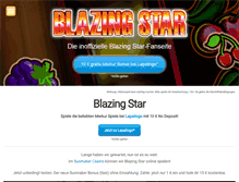 Tablet Screenshot of blazingstar.biz